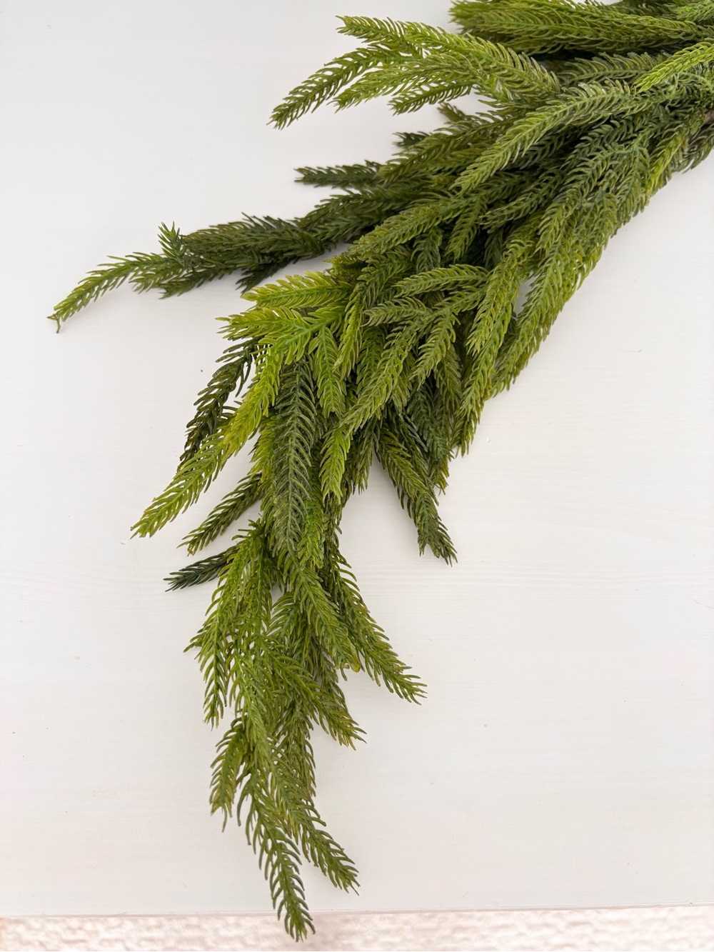 KIRKLANDS Norfolk Pine Natural Touch Garland 5ft NWT